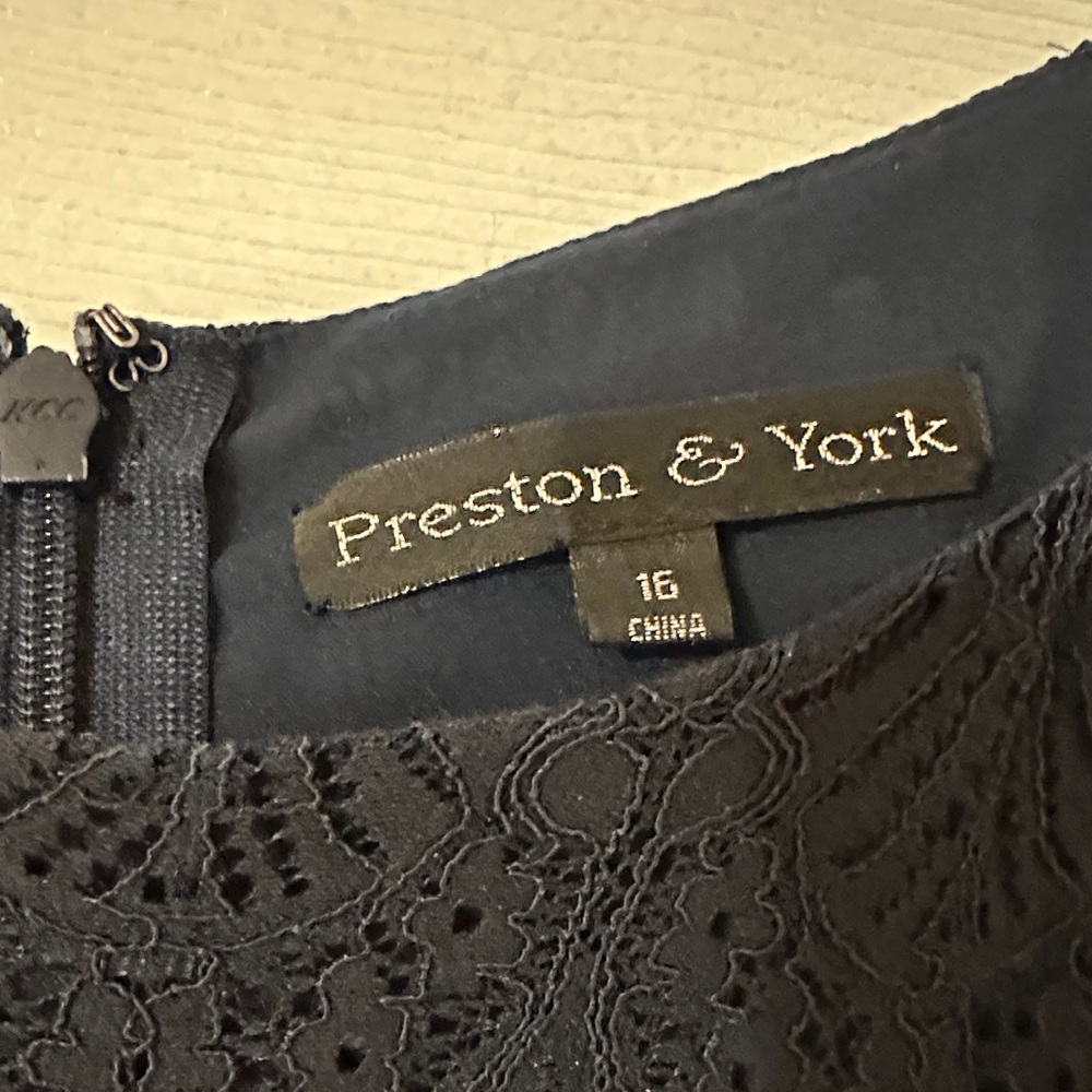 Preston & York Blue Sheath Dress - Picture 2 of 9